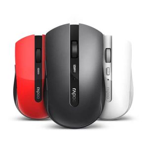 MICE RAPOO 7200M MUITO MULTIMODE MULHORES EM MOUSE MOIS com 1600DPI BT 4.0 Compatível e 2,4 GHz para laptop portátil portátil