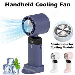 Other Appliances Portable manual fan air cooler outdoor semiconductor cooling 3600mAh battery USB charging cooler J240423