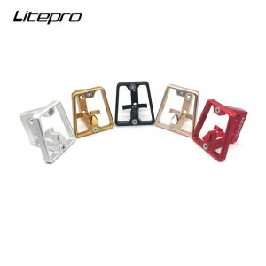 Tools Litepro for Brompton Bag Carrier Block 5 Colors 2 Holes for Birdy Folding Bike Accessories