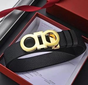 Nowy butik Woman Belt High-end Designer Classic Letter Bluckle Wszechstronny trend biznesowy Pasek Mężczyzny Wiele stylów