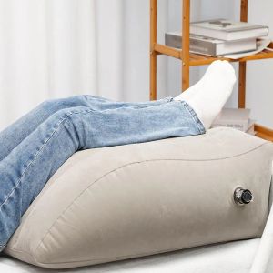 Masaj 1 adet şişirilebilir yükseklik kama bellek köpük bacak ayağı yükseltici yastık destek yastık masajı desteği hamile C4H5 için vücut yastığı