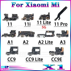 Kablolar 1 PCE USB Şarj Cihazı Port Jack Dock Connector Xiaomi Mi için Esnek Kablo 11 CC9 A2 Lite A1 A3 11i Pro Şarj Kartı Modülü