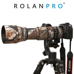 Filters RolanPro Lens Camouflage Coat Rain Cover för Sigma 150600mm F56.3 DG OS HSM Contemporary (AF Version) Lens Protective Sleeve
