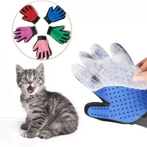 Glove Cat Grooming Deshedding Pet Remover Brush for Animal Gloves Dog Comb for Cats Bath Clean Massage Hair 0628 s s