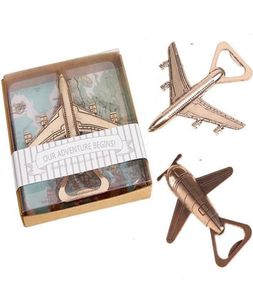 2 Style Airplane Bottle Opener Antique Plan Form Wedding Party Party Favors Kitchen Aluminium Alloy Beer Openers Perfect Travel AV4972345