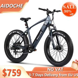 Bicicleta 500w Bike elétrica 48V 10.4Ah 40km/h Velocidade máxima 40 milhas 26 polegadas Tire Fat Mountain Ebike 21 Speed Electric Bicycle for Adults