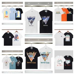 Haikyuu Casablanca Дизайнерская футболка Casablanc Mens Tshirts Дизайнерские футболки радужная грибная печать с коротки