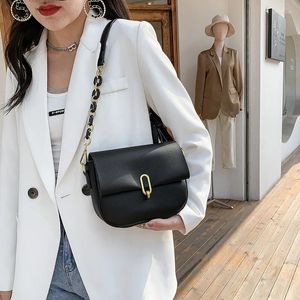 Bolsas de ombro Brand Fashion for Women Pu Leather Ladies Mensageiro Crossbods Bolsas Retro Designer Retro Cadeia Tote Bag Store