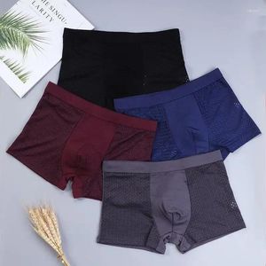 Underpants 10pcs/Lot Plain Boxer/Trunks Männer Unterwäsche Mesh für den Sommer