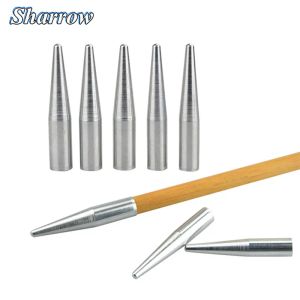 Darts 20/30pcs Target Arrowhead Fitch Fit OD 8 mm/7 mm Albero freccia per prua e freccia che tirano allenamenti di ferro d'argento.