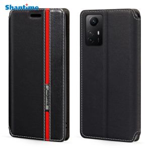 Fälle für Xiaomi Redmi Anmerkung 12s 4G Case Fashion Multicolor -Magnetverschluss Leder -Flip -Gehäuseabdeckung mit Kartenhalter 6,43 Zoll