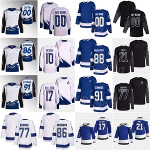 KOB 2023リバースレトロホッケー77ビクターヘドマンジャージ86 Nikita Kucherov 88 Andrei Vasilevskiy 17 Alex Killorn Corey Perry Brayden Point S