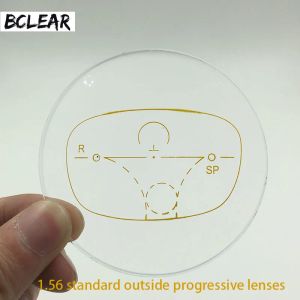 Filtros Bclear 1.56 Lentes progressivas externas padrão para lentes ópticas de miopia e lente óptica