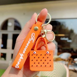 Cute 3D Mini EVA Beach Little Bag Pendant Keyring Gift for Kids Friends Accessories Wholesale Key Holder Tag