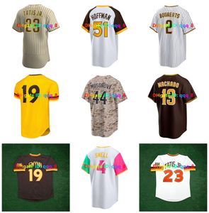 Fernando Tatis Jr. Jackson Merrill Tony Gwynn SD Padres Baseball Jersey Ha-Seong Kim Manny Machado Xander Bogaerts Michael King Dylan Cease Trevor Hoffman Size S-4XL