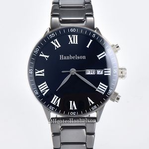 Roman Dial Dżentelmen Watch Japan 8205 Automatyczny ruch męski Sapphire Glass 40 mm przezroczysty zegar podkładowy