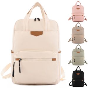 Women Computer Rucksack Multifunktionaler Laptop -Rucksack großer Kapazität Modes wasserdichtes Oxford Student Reisetasche 240409