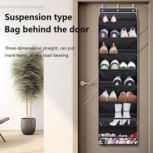 Storage Bags Door Bag Wall-mounted Shoe Box Dust-proof Transparent Hanging For Home Use