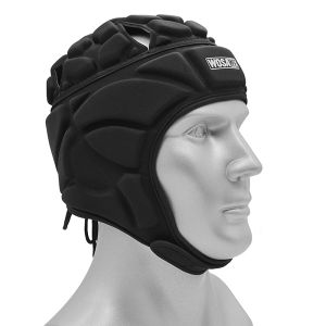 Safety Adjustable Goalkeeper Helmet Sports Football Soccer Rugby Goalie Helmet Head Guard Hat Head Protector