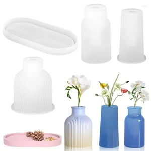 Flaschen Set von 4 benutzerfreundlichen Vase Silicon Formen Details für das Erstellen von einzigartigen Erkundung künstlerischer Seite