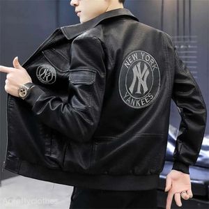 2024 Frühling neuer Luxusdesigner Herrenjacke Frühling und Herbst Marc New York Fashion Sports Leder Jacke Freizeit Reißverschluss März Jacken M-3xl 768