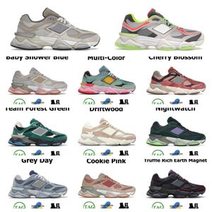 Designer novo 9060S Mens Womens Casual Shoes Anti-Slip Lightweight Sports generosos e generosos de esportes ao ar livre 36-45