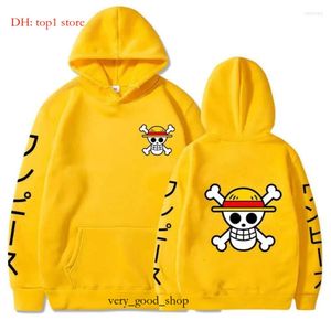 Men's Hoodies & Sweatshirts Men's Anime One Piece Luffy Fleece Hoodie Women Spring And Autumn Manga Boy Girl Clothesmen's Rowe22 5726