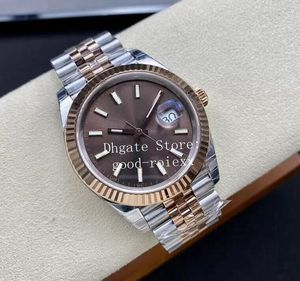 41 mm męskie zegarki mężczyzn Waterproof Watch Automatyczny cal.3235 vs producent różowy złoto vsf czekoladowy różowy 904L stal 126331 ETA Super Power Reserve zegarki