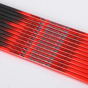 Arrow 12pcs ACCMOS 32/33 inch Spine 300 340 400 500 600 700 800 ID 6.2/4.2mm Pure Carbon Arrow Shafts for Archery Hunting/Shooting