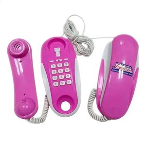 Kid Phone Toy låtsas spela telefon med riktiga ringljud simulering telefon barn spädbarn tidig utbildning vokal leksaker barn gåvor 240422