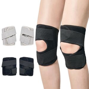 パッド1PCSシリコンパッド付き膝パッドは、ブレースバスケットボールフィットネスメニスカスペテラ保護膝切りスポーツセーフティニースリーブをサポートしています