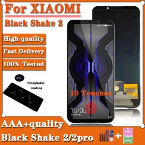 Ekrany 6.39''Soper AMOLED FOR XIAOomi Black Shark 2 LCD dla Xiaomi Black Shark 2 Pro Skh0 LCD Disport Screen Digitizer Zespół Digitizer