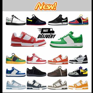 Sapatos casuais homens baixos mulheres cor bloco preto branco verde azul masculino feminino esportes ao ar livre tênis de luxo de luxo de alta qualidade frete clássico esporte clássico