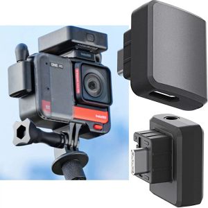 Telecamere Adattatore audio di ricarica per Insta360 One RS Mic Adapter Accessori