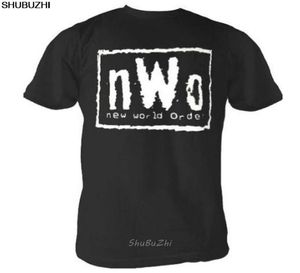 NWO World Order Wrestling Black Tshirt Casual Pride T Shirt Men unisex Shubuzhi Tshirt luźne rozmiar TOP SBZ3047 2204087432160