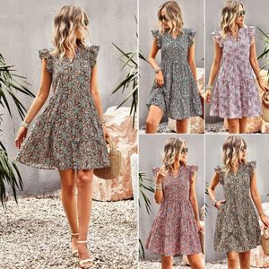 Design Womens Dress Ins estilo de férias Moda Clothing Products