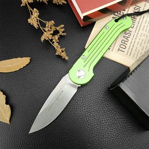 3 Color OEM LUDT AUTO Flipper Folding Knife Elmax Blade Aluminum Handle Outdoor Gear Camping Hunting Survival Fruit Cutting Tactical and EDC Use 3300 3400 4850