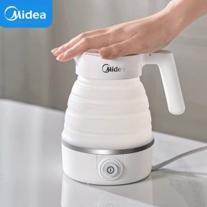 Kettles Midea Mini Folding Kettle Mini Silicone Kettle Boil Water Tool Electric Kettle Camping Accessories for Outdoor Travel Supplies