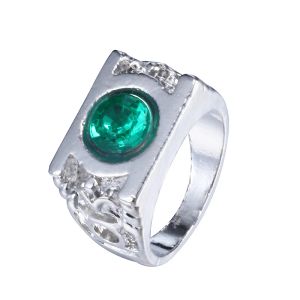 Bands Fashion Jewelry Charm Green Lantern Ring per uomini e donne