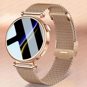 Смотреть для наблюдения 4 Mini Fashion Women Smart Watch Amoled 360*360 HD Sport Watch Watches IP68 Водонепроницаемые сердечные ритмы Bluetooth Call Smart Wwatch