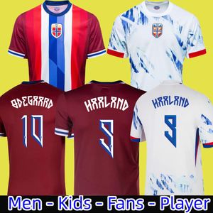 Norway 2024 2025 Soccer Jersey Haaland Odegaard STRAND LARSEN sorloth BERG AJER NUSA BOBB OSTIGARD VETLESEN THORSTVEDT 24 25 national team Football shirt