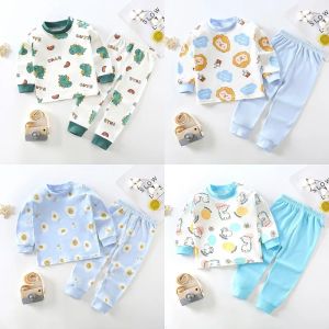 Sweaters Cotton Soft Baby Boys Underwear Autumn Home Clothing Kids Sets Printed Cartoon Children's Clothes Baby Leisure Wear Outfits
