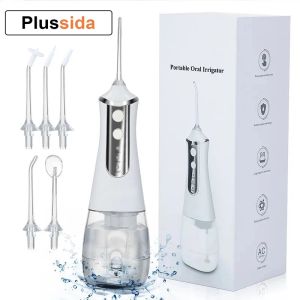 Irygatory przenośna doustna doustna woda Woda Flosser Dental Water Tools Pick Cleaning zęby 300 ml 5 dysza usta pralka