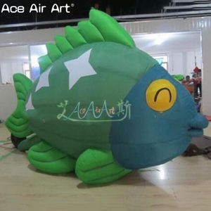 wholesale Giant Lively Inflatable Fish Cartoon Characters Inflatable Model for Advertisement Decoration Made by Ace Air Art