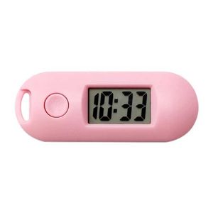 Armbanduhr L5YC Tragbare stille digitale elektronische Uhr für Studentenprüfung Studienbibliothek Mini Taschenuhr Grüne Hintergrundbeleuchtung LCD -Display 240423