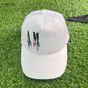 2024 New AM HAT HACK di fascia alta Designer di fascia alta Cappelli Ball Caps Hip-Hop Dance Trucker Cappelli da ricamo da ricamo alla moda Aamirrii Amillrii Sun Shade Baseball Cap 7034