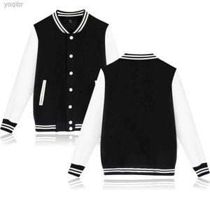 Herrjackor Anpassa din bild University Baseball Bomber Jackets Mens Hip Hop Harajuku Jackets Street Boys and Girls University Jacketsl2404