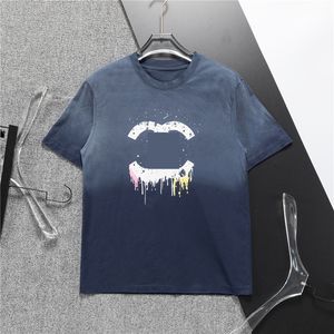 Designer de verão haikyuu nova água lavagem de água pura algodão masculino de camiseta redonda letra impressa logotipo casual hip hop