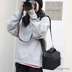 カメラバッグのアクセサリーカメラバッグファッションポリエステルショルダーバッグカナノンニコンレンズポーチバッグ防水写真写真バッグ用