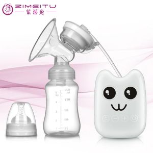 Enhancer roxo Berry Rabbit Bomba de mama elétrica Bomba de mama materna Bomba de ordenha Mudo mudo